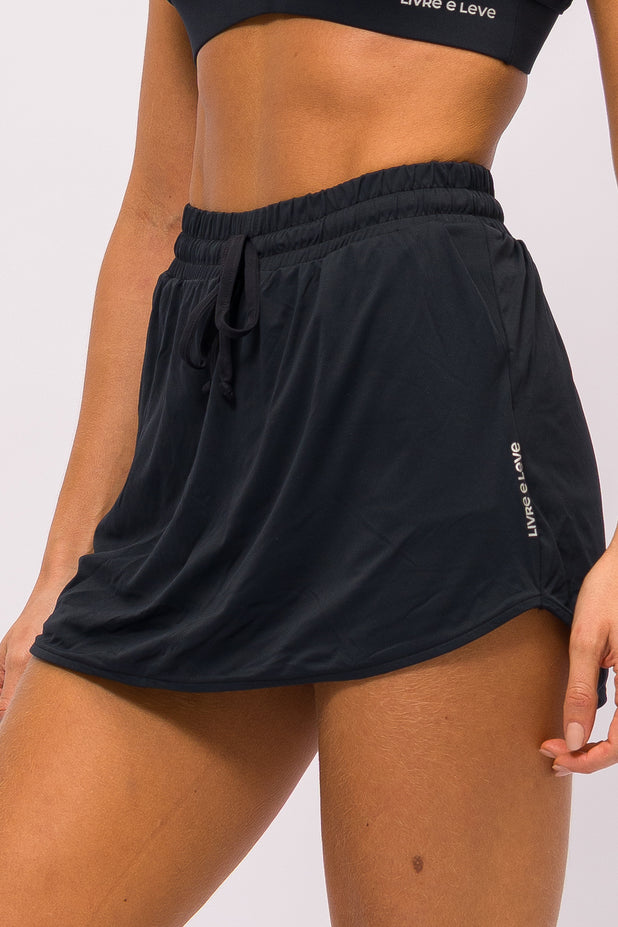 Short Saia Preto
