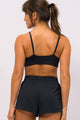 Short com Fenda Preto