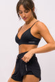 Short com Lateral em Tela Preto