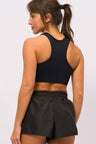 Short com Lateral Transpassada Preto