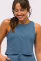 Conjunto Regata Curta e Short de Corrida Real Teal