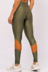 Legging com Recorte Verde Major