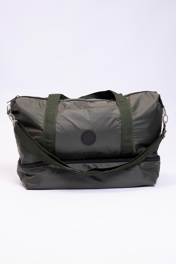 Bolsa de Viagem com Divisão Verde