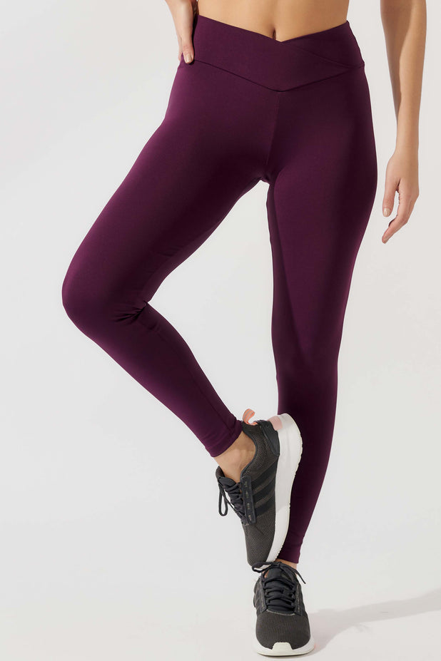 Legging Modeladora com Cós Transpassado Deluxe