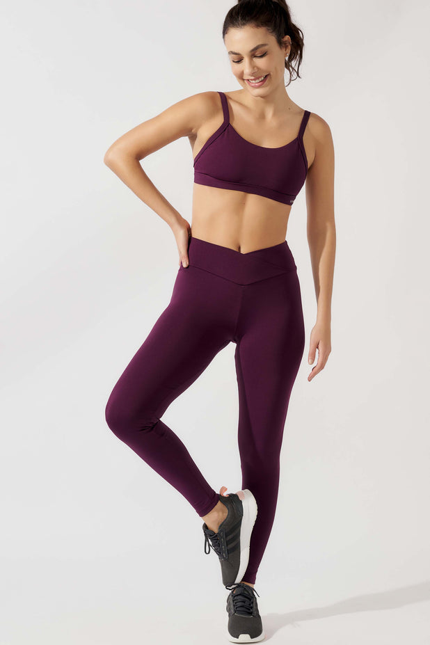 Legging Modeladora com Cós Transpassado Deluxe