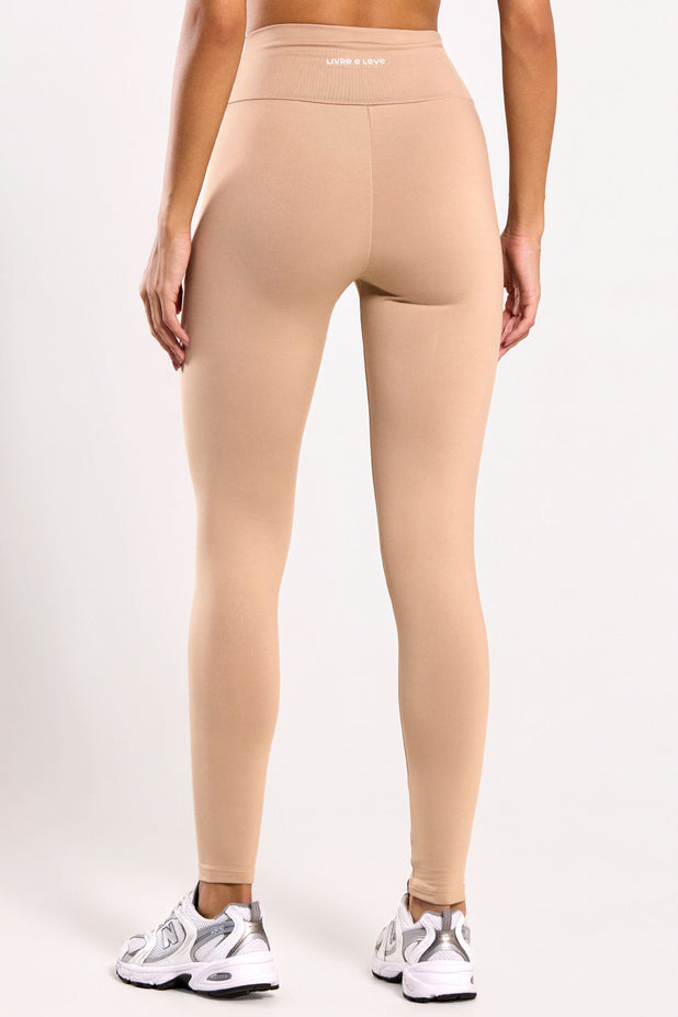 Calça Legging Térmica Bege