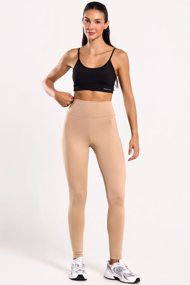 Calça Legging Térmica Bege