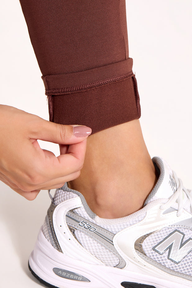 Legging Térmica com Bolso Marrom
