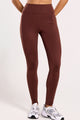 Legging Térmica com Bolso Marrom