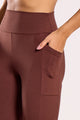 Legging Térmica com Bolso Marrom