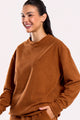 Casaco Térmico de Fleece Marrom