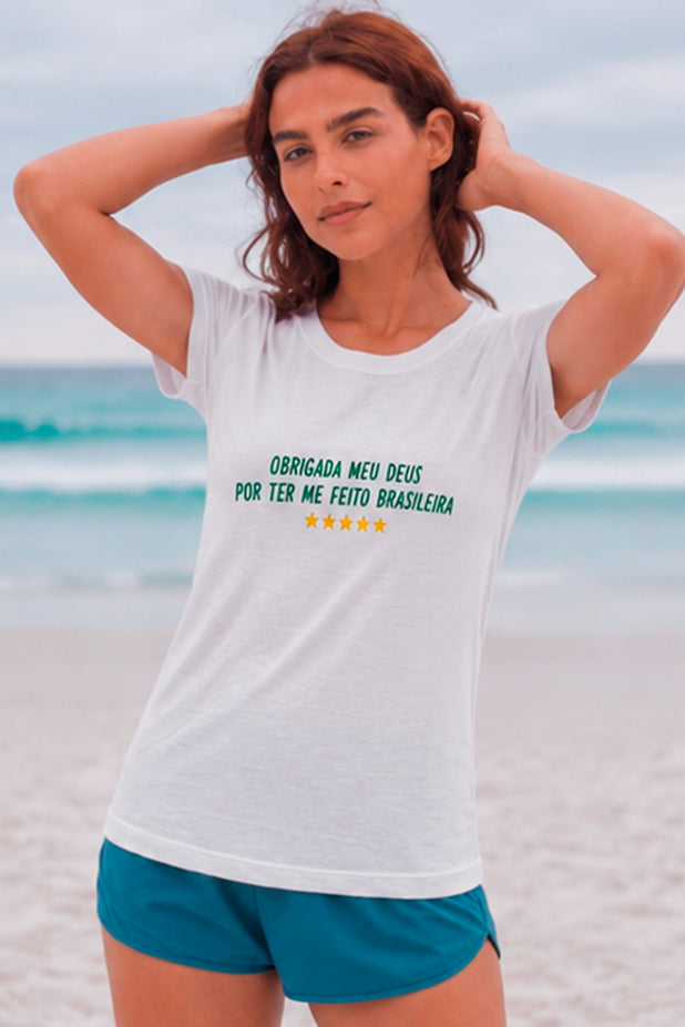 Blusa Baby Long Brasileira