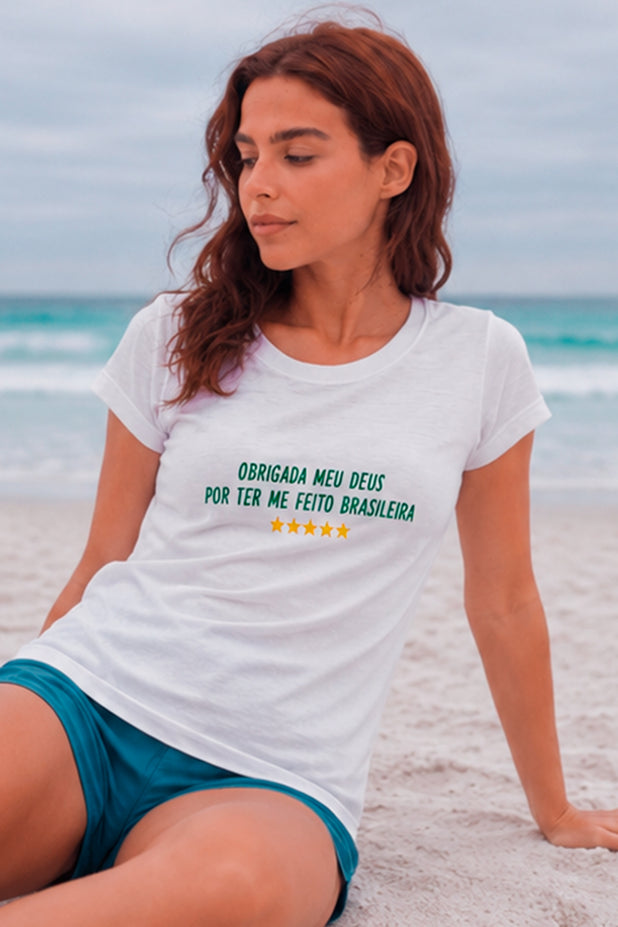 Blusa Baby Long Brasileira