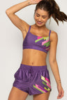 Short Arredondado Raio de Cor