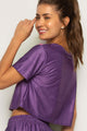 T-Shirt Cropped Raio de Cor